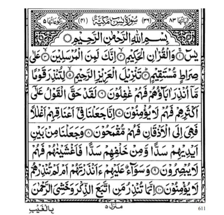 Surah Yasin pdf