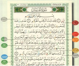 المصحف الملون المجود بالرسم العثماني pdf