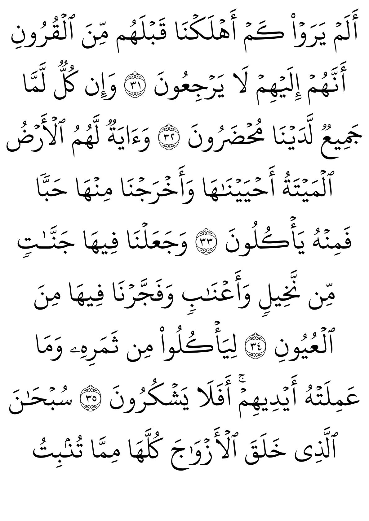 سورة يس الصفحة 6